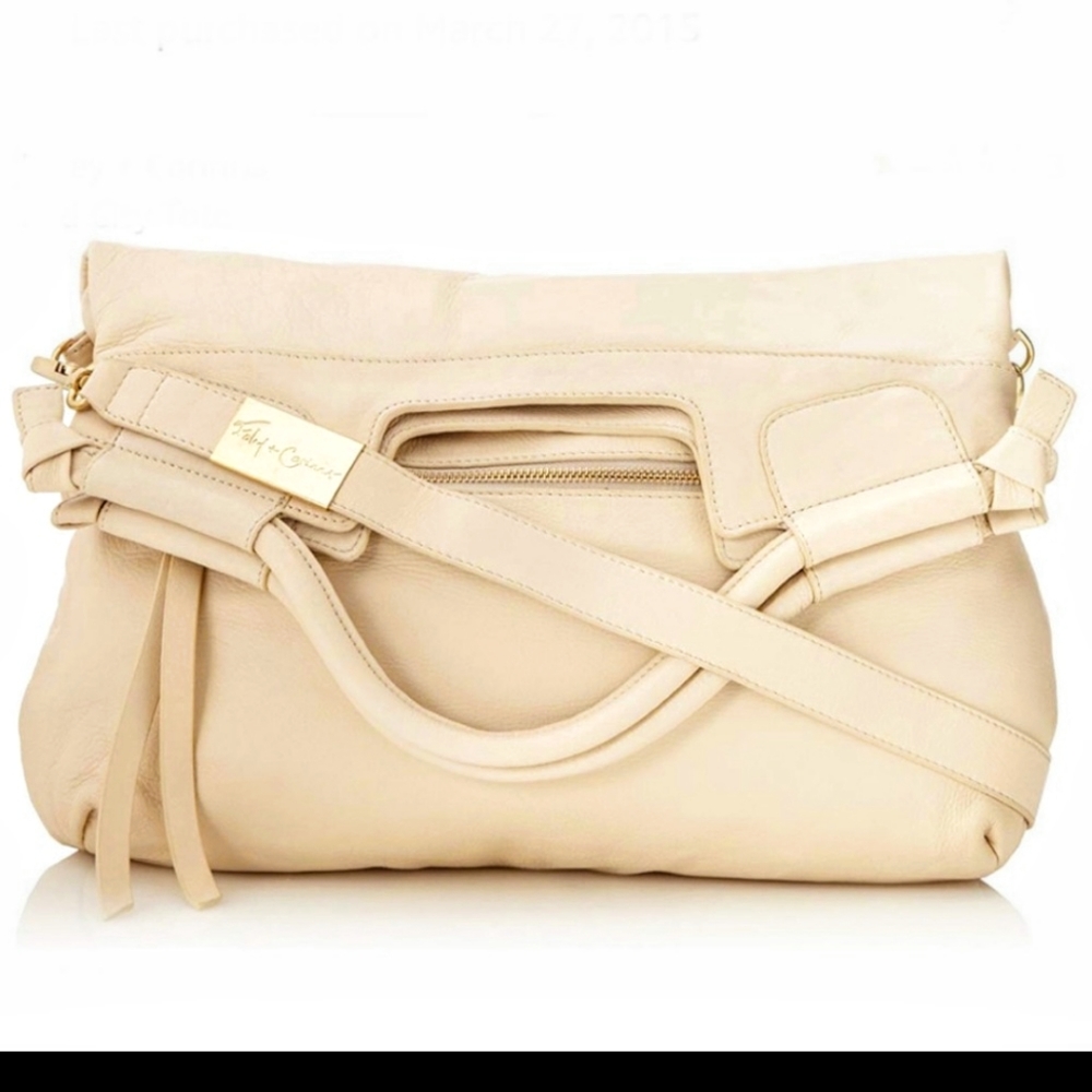 Foley and Corinna Cream colored Leather bag
